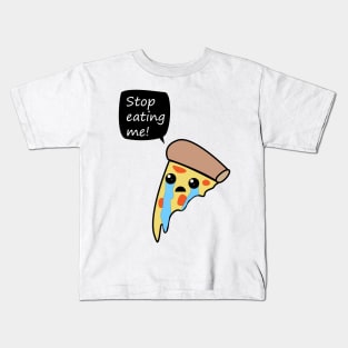 crying pizza Kids T-Shirt